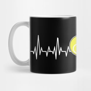 Tennis Heartbeat Player Passion Mug